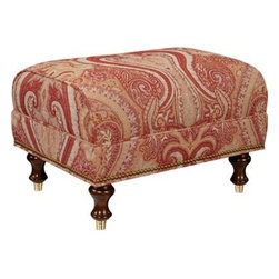 Hickory Chair Ottomans and Benches - Footstools And Ottomans