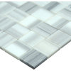 12"x12" Equator Marmara Marble Polished Square Mosaic Tile