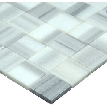 12"x12" Equator Marmara Marble Polished Square Mosaic Tile