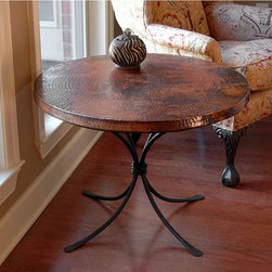 Italia Accent Table (30" Round Top) by Mathews & Co. - Side Tables And End Tables