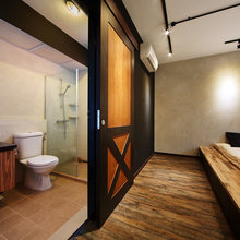 bedroom / bathroom