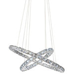 CWI Lighting - CWI Lighting 5080P20ST-2R LED Chandelier with Chrome Finish - This LED Light Chandelier Has A Chrome Finish FromLED Chandelier with  Chrome *UL Approved: YES Energy Star Qualified: n/a ADA Certified: n/a  *Number of Lights: 12-*Wattage:1w LED bulb(s) *Bulb Included:Yes *Bulb Type:LED *Finish Type:Chrome