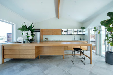 This is an example of a contemporary kitchen in Perth.