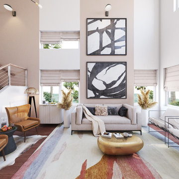 Bright Warm Natural Living Room