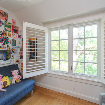 Creative Bedroom with New Windows - Renewal by Andersen San Francisco Bay Area