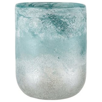 Elk Home Haweswater Small Vase, Frosted Turquoise
