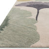 Loloi Rugs Eden Collection Ivory and Green, 5'x7'6"