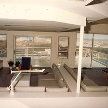 Beach house with Ward Bennett chairs