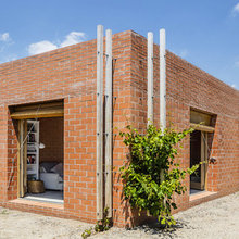 Una casa sin puertas y con 10 espacios de idéntico tamaño