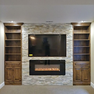 Entertainment Wall and Fireplace Surrounds