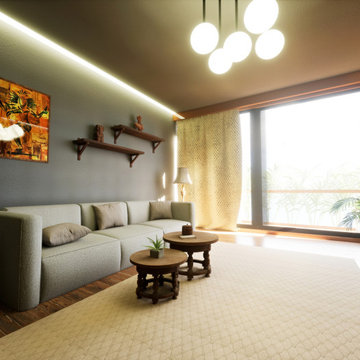 Chic Home Interiors in Kolkata – Belgharia Apartment