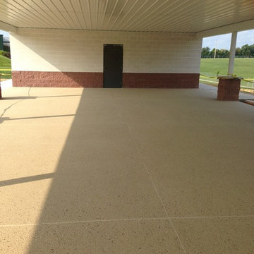 Spray Texture Concrete Overlay