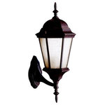 Kichler Lighting - Kichler Lighting 9654TZ Madison - One Light Outdoor Wall Bracket - Bulb Not Included  With its timeless colonial profile, the Madison is the perfect line of outdoor fixtures for those looking to embellish classic sophistication. Because it is made from cast aluminum and comes in an extensive amount of different finishes, this Madison 1-light wall lantern can go with any home decor while being able to withstand the elements. It features a Tannery Bronze finish with clear beveled glass panels. The Madison wall lantern uses a 100-watt (max) bulb, measures 9 ½" wide by 22" high, and is UL listed for wet location.* Number of Bulbs: 1*Wattage: 100W* BulbType: A19 Medium Base* Bulb Included: No
