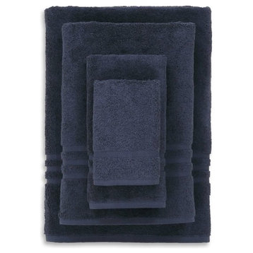Denzi 4-Piece Towel Combination Set, Twilight Blue