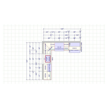 LessCare Kitchen Cabinets - 10x10 Layouts