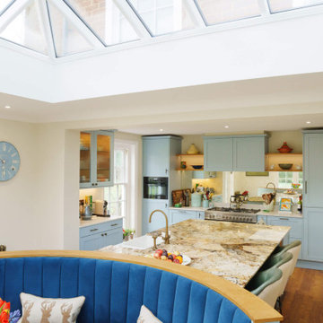 Salcombe Blue Shaker Kitchen