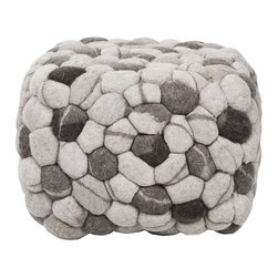 Surya poufs - Floor Pillows And Poufs