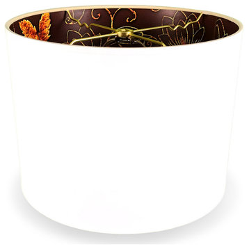 Royal Designs Modern Trendy Decorative 2-Sided Silhouette Hardback Lampshade, Go