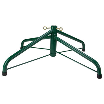 Green Foldable Artificial Christmas Tree Stand- For Trees Up To 9' Tall