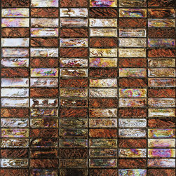 Maximo Glass Tile Etched Stack - Products