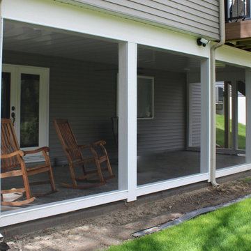 Screened Porch Addition & Composite Deck — Outdoor Living Space