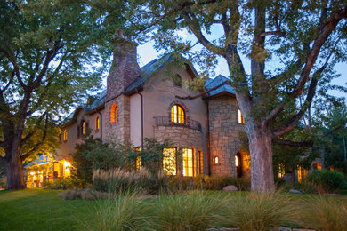 Inspiration for a timeless exterior home remodel in Denver