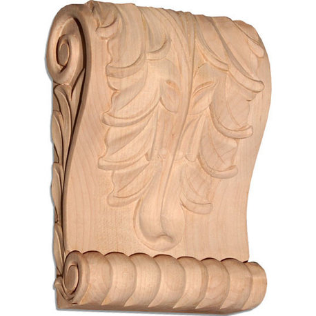 Memphis Wood Corbel, Red Oak, Small