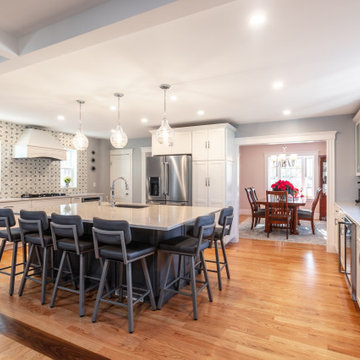 Melrose Open Kitchen with Wall Ovens