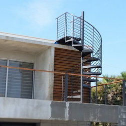 5 Foot Diameter Horizontal Spiral Stairs - Products