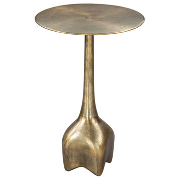 Houston Side Table Antique Brass, Antique Brass