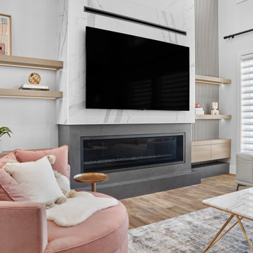 Sturgeon County Ensuite & Fireplace