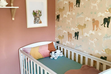 Design ideas for a contemporary nursery in Other.