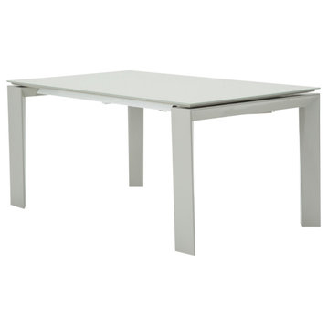 Trance Milan Rectangular Dining Table With Glass Top