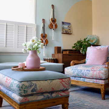 Beach Bungalow Living Room