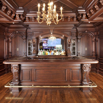 Traditional Carved Bar