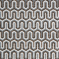 Villa d'Oro Tangier Mosaic in Grigio - Tile