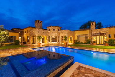 Pool - mediterranean pool idea in Phoenix