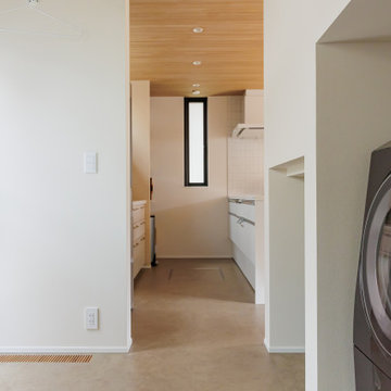 家事動線が考えられたランドリールーム