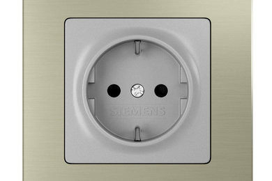 Siemens DELTA - Miro enchufe aluminio amarillo óxido