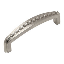 Cosmas - Cosmas 228-3SN Satin Nickel 3&rdquo; CTC Rope Cabinet Pull [5-PACK] - Cabinet And Drawer Handle Pulls
