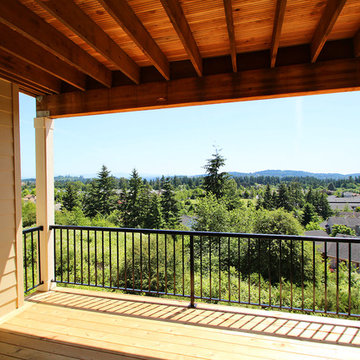 View From Lower Balcony - The Ridgeback - Craftsman Ranch with Daylight Basement