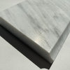 Baseboard Carrara Marble Trim Tile Venato Carrera Bianco Honed 5x12, 1 piece