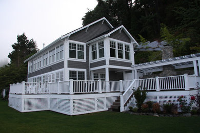 Photo of a beach style exterior in Seattle.