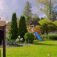 Playground in the back yard  southern Finland