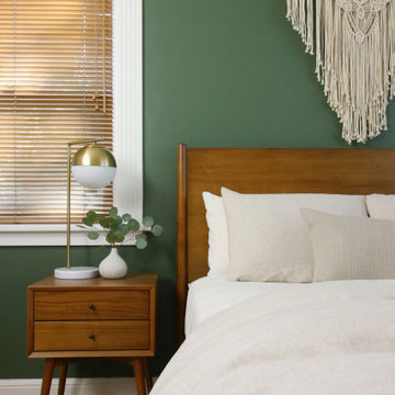 Serene Green Primary Bedroom