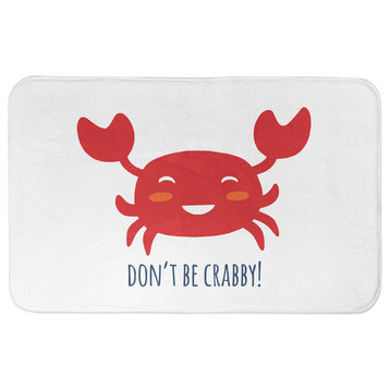Don't Be Crabby 24x17 Bath Mat