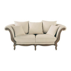 Banco de 2/3 plazas de algodón Flandre