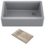 Bellucci Workstation 33" Farmhouse Apron Granite Composite Kitchen Sink MGR