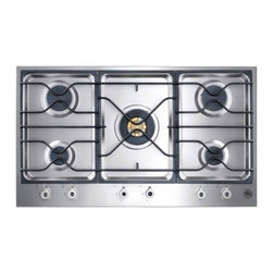 Bertazzoni 36" Design Series Segmented Cooktop, Stainless Steel | PM36500X - Cooktops