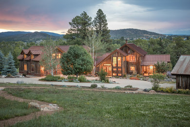 Mountain style exterior home photo in Albuquerque